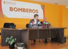 El alcalde de la ciudad y el Jefe de Bomberos de Burgos han comparecido ante los medios.